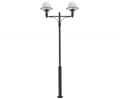 Стальной фонарный столб Т-07-2 со светильниками 3,415 м