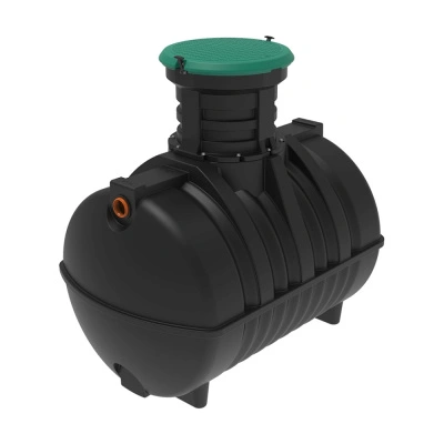 Емкость подземная Rostok G 3500 с горловиной 600 мм с входом 110 