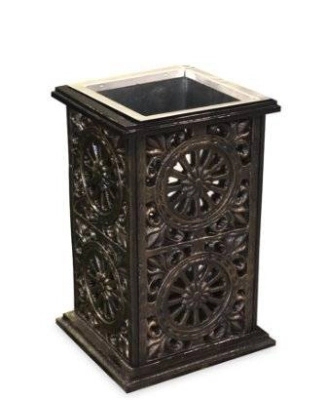 Урна чугунная квадратная «Валдай»