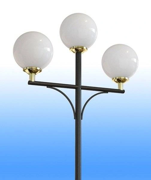 Стальной фонарный столб Т-17-3 со светильниками 5,161 м