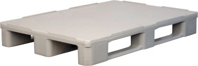 Паллет 1200х800х160 мм (усиленный cплошной на3-х полозьях) гигиенический, арт. IR 1208-3R-G-H серый, код: 15686