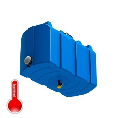 Бак душевой серии «R» 200 литров с подогревом - синий