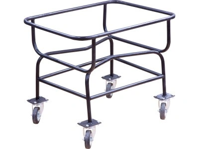 Тележка для ящика 426 высокая, колеса резина, арт. ТЛ-426 высокая, код: 23138