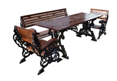 Комплект садовой мебели чугунный «Флора» 1,8 м