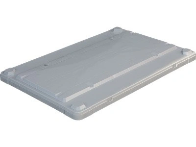 Крышка для BoxPallet 1225х825х80 мм серая, арт. крышка 800, код: 02336