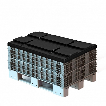 Складной паллетный борт 1200х1000х200 Серый