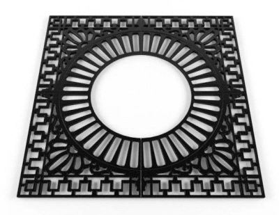 Приствольная решётка (квадратная) Р-07 1200х1200 мм