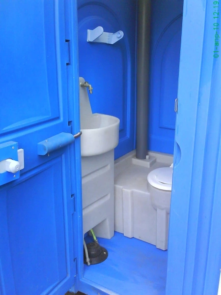 Туалетная кабина Евростандарт «Люкс» с пластиковым поддоном 