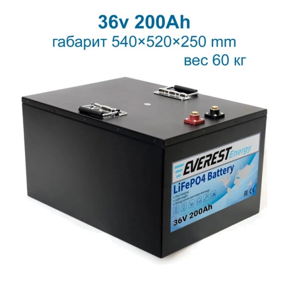 Everest LFP-36V 200Аh литиевый тяговый аккумулятор 