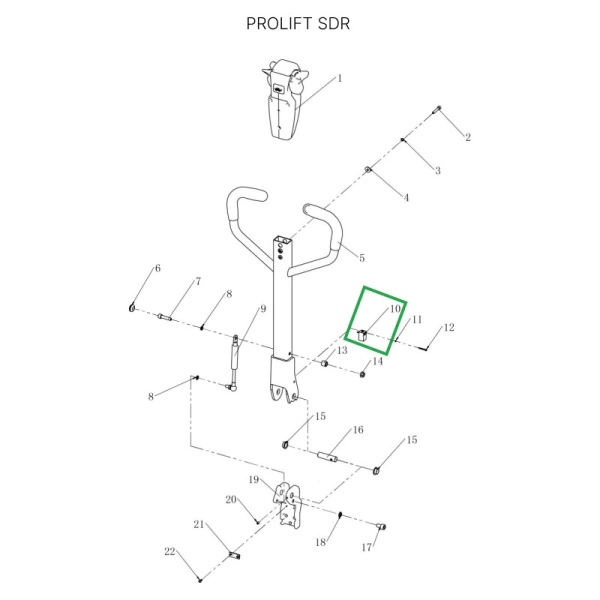 Датчик положения ручки для штабелеров SDR 1-1,2 т, SDR1635, для тележек SD15