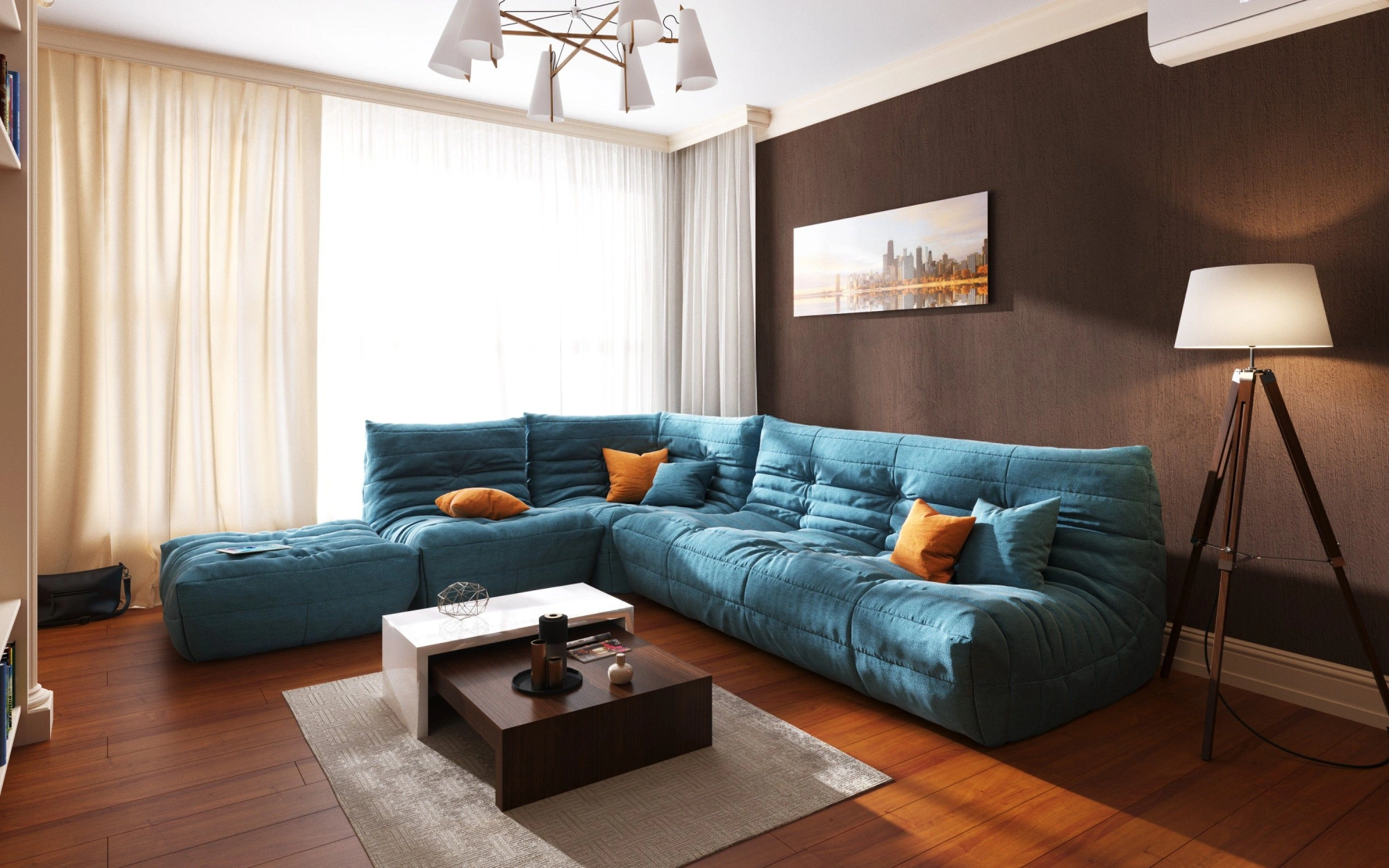 Диван ДеФранс (Француз) 3-х местный Мейджик эко кожа - премиум