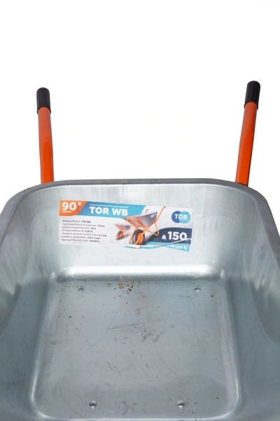 Тачка строительная 90 л 150 кг TOR WB одноколесная